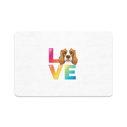 Colorful Dog Lover Design Bath Mat product type