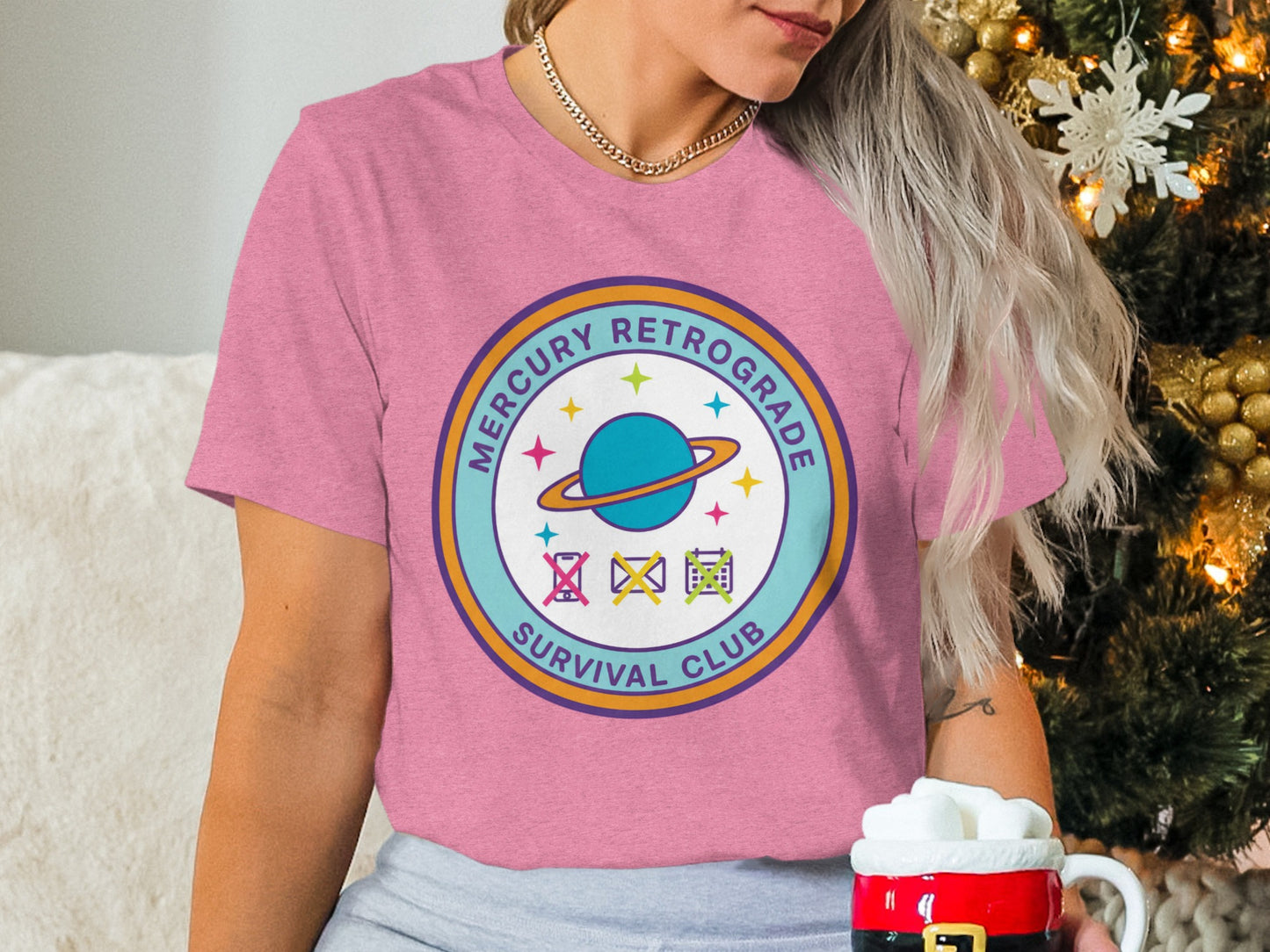 Mercury Retrograde Survival Club Graphic Tee