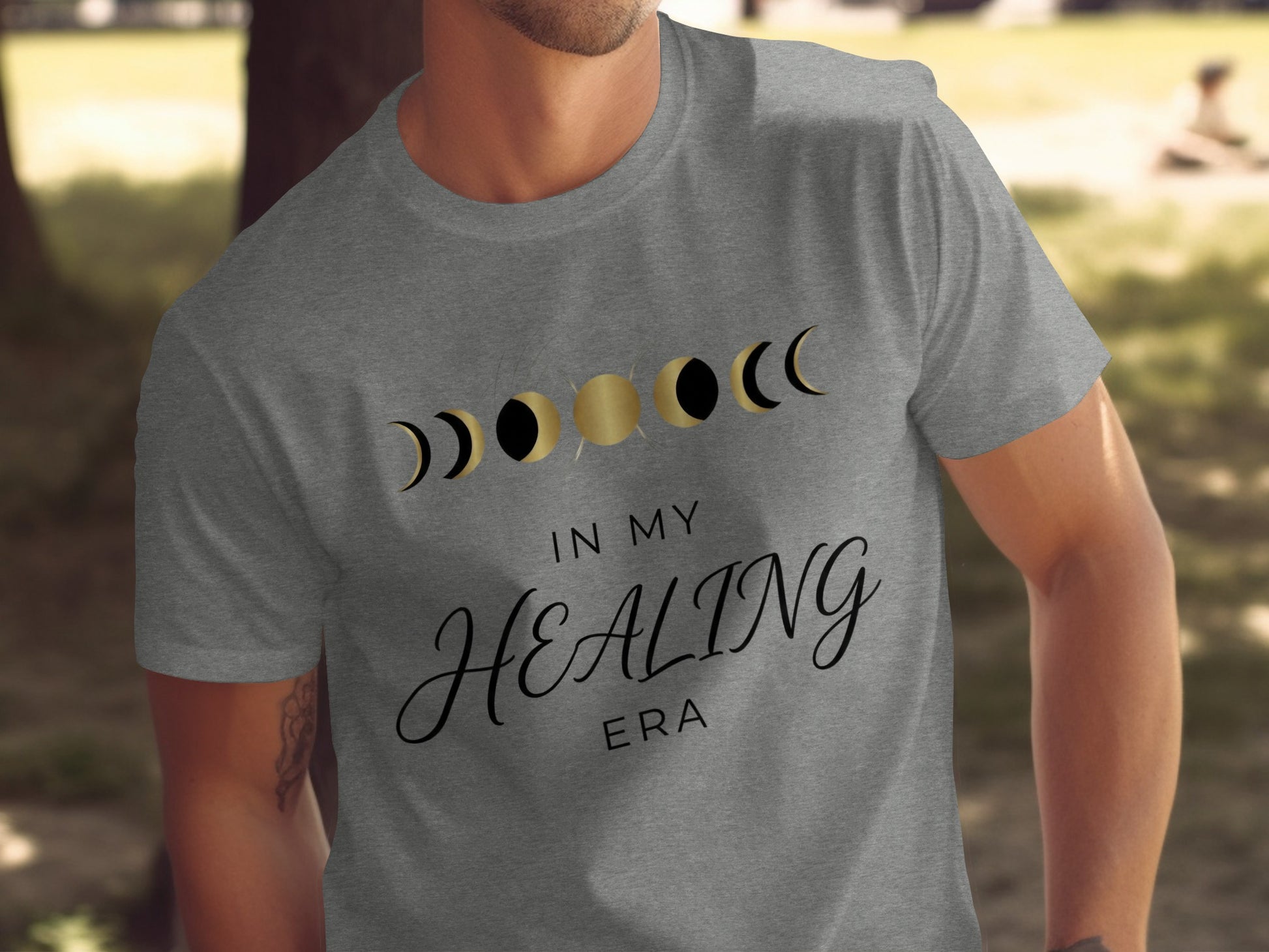 In My Healing Era Half Moon Graphic Shirt