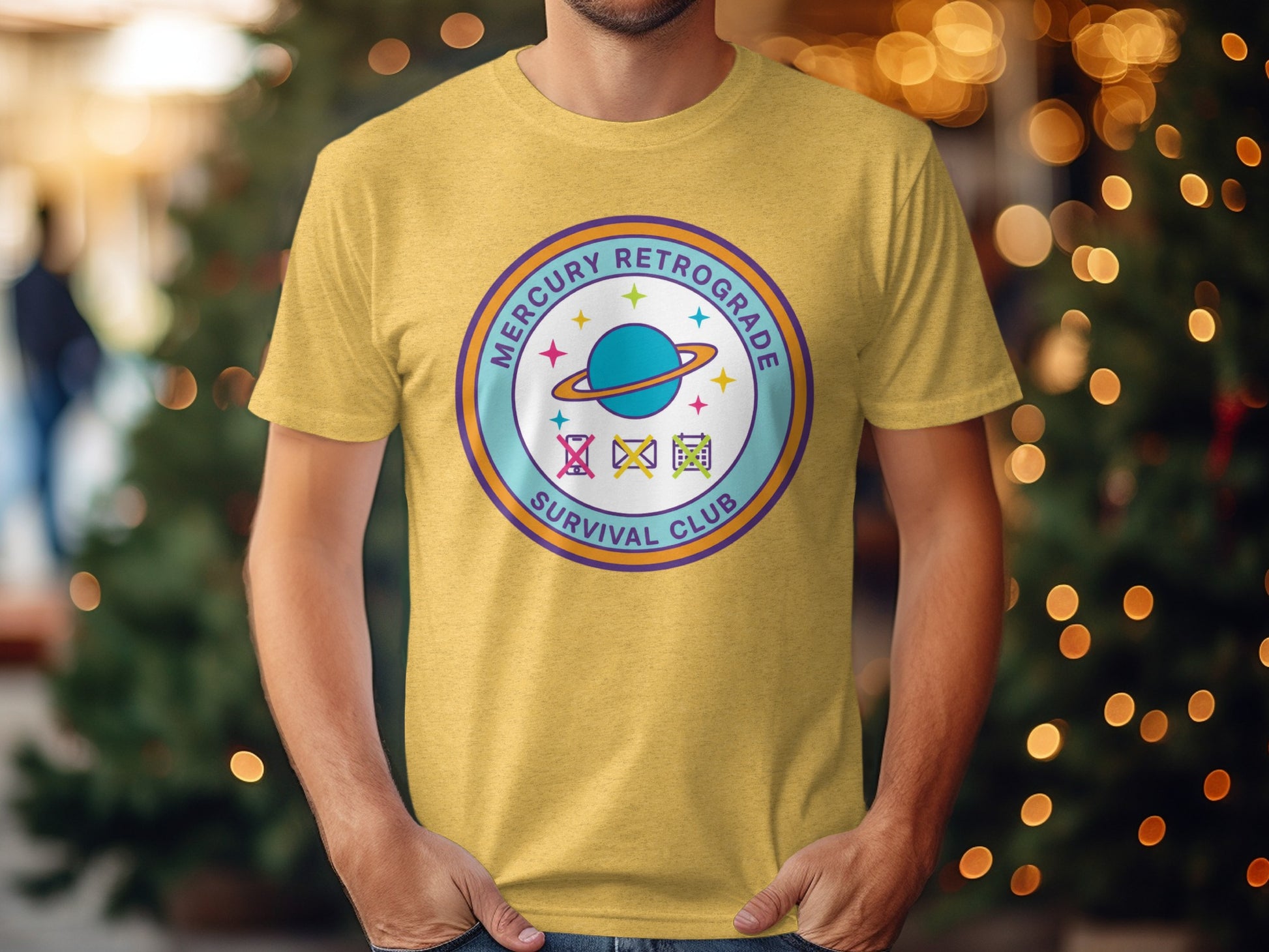 Mercury Retrograde Survival Club Graphic Tee