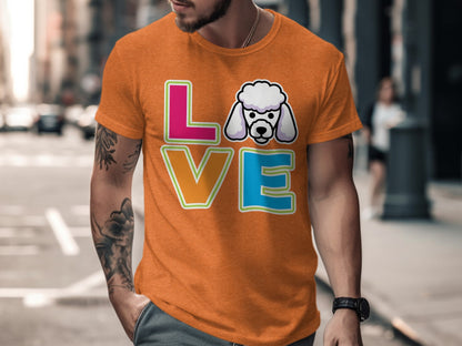 Love Poodle Graphic Design T-Shirt product type