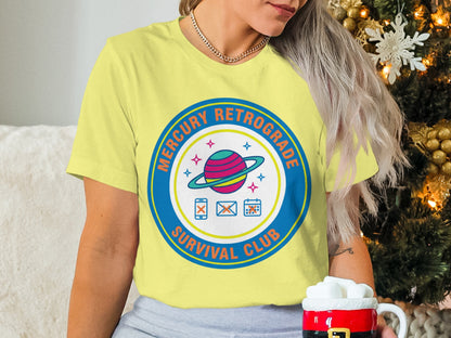 Mercury Retrograde Survival Club Graphic T-Shirt