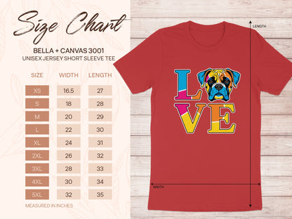 Colorful Love Graphic Design Short Sleeve Tee product