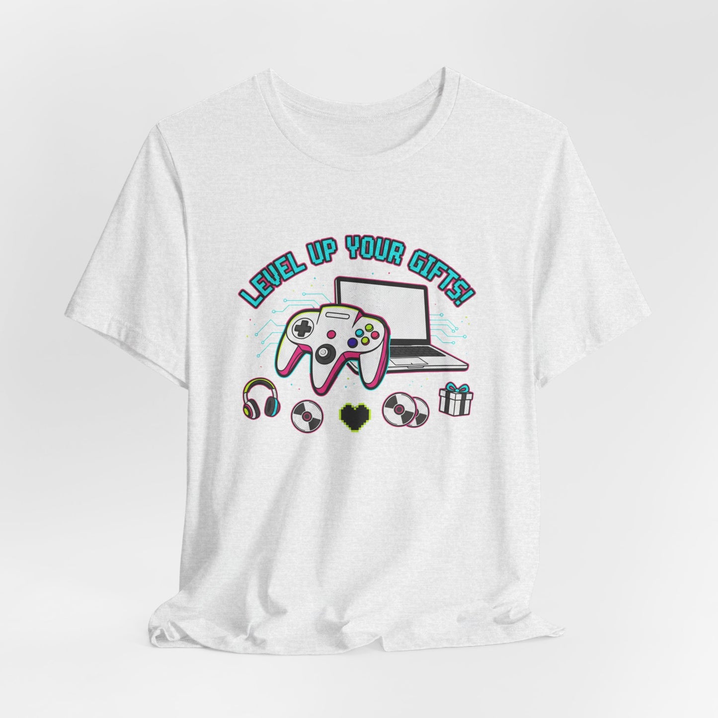 Level Up Your Gear Tee — Gamer T‑Shirt for Hobbyists & Passionate Players