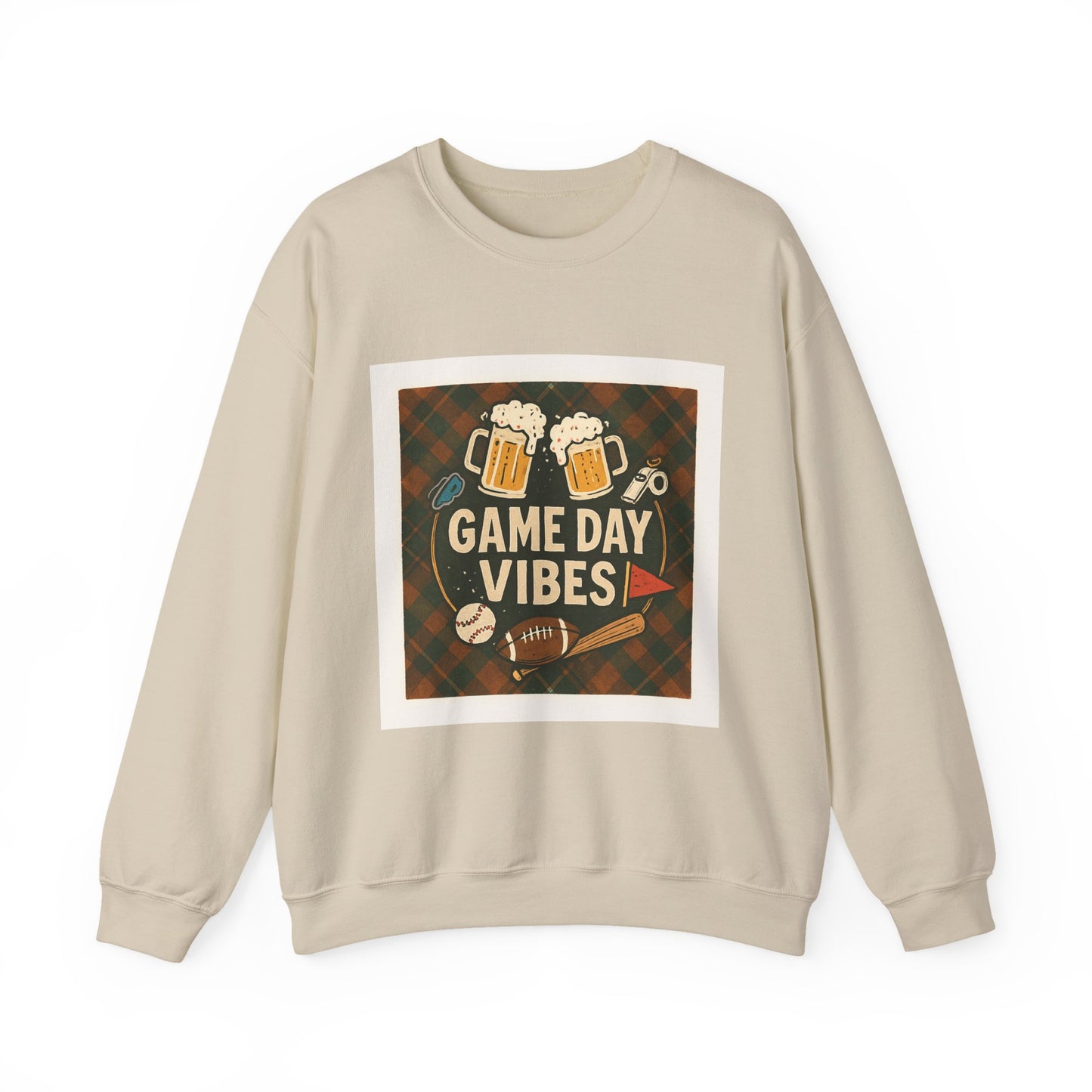 Cozy Sports-Bar / Tailgating Vibes - Unisex Heavy Blend™ Crewneck Sweatshirt