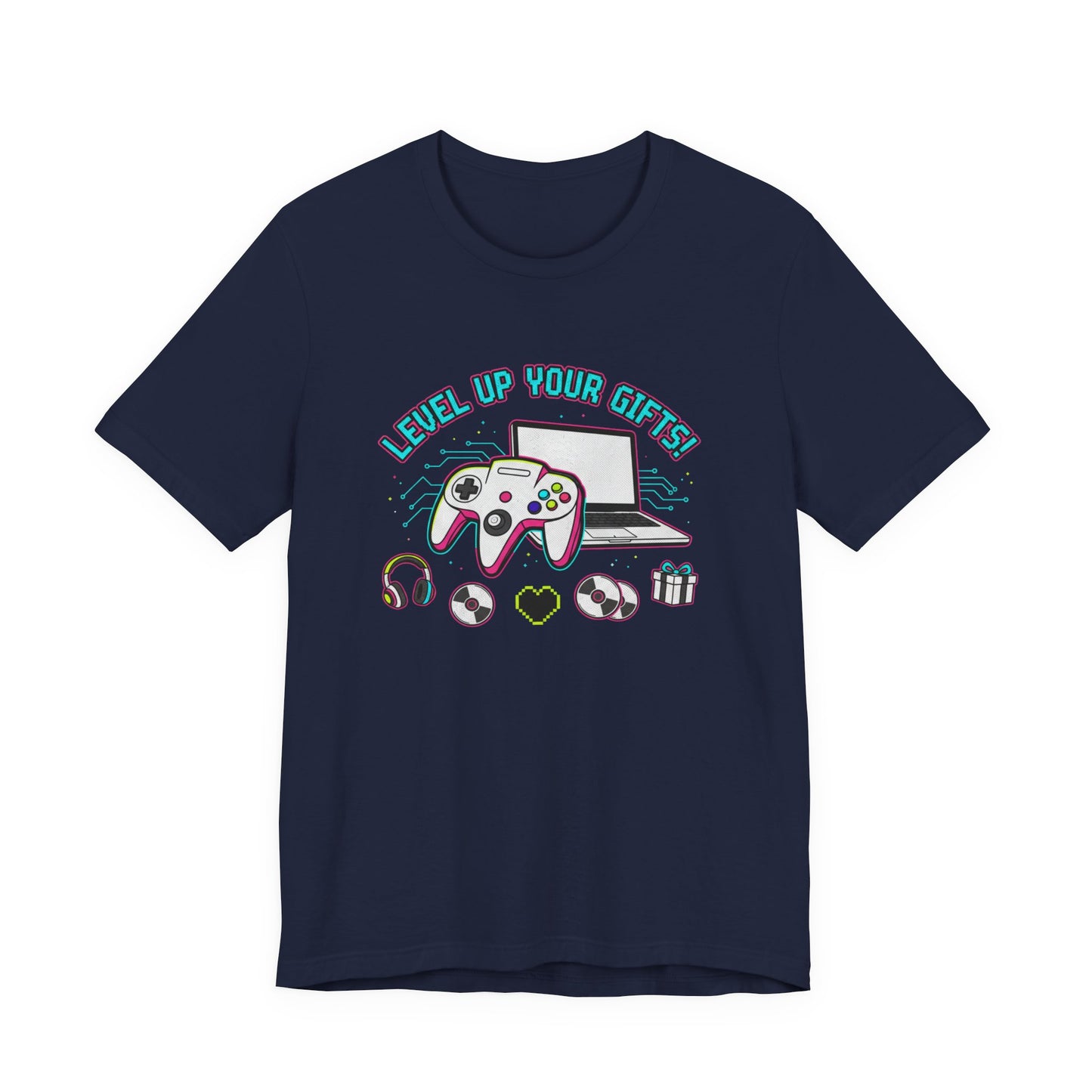 Level Up Your Gear Tee — Gamer T‑Shirt for Hobbyists & Passionate Players