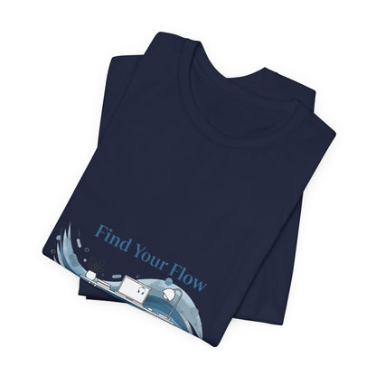 Find Your Flow Tee | flow state, productivity art, focus motivation