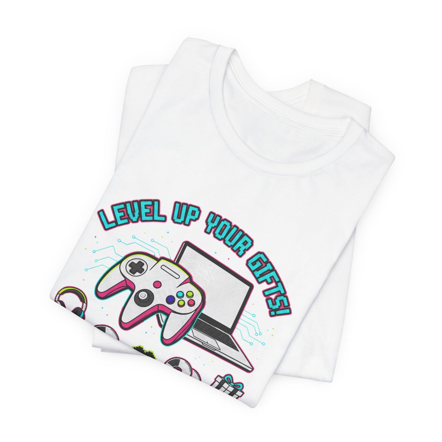 Level Up Your Gear Tee — Gamer T‑Shirt for Hobbyists & Passionate Players