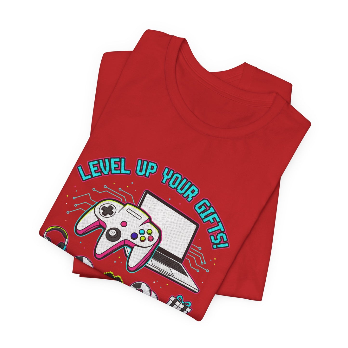 Level Up Your Gear Tee — Gamer T‑Shirt for Hobbyists & Passionate Players