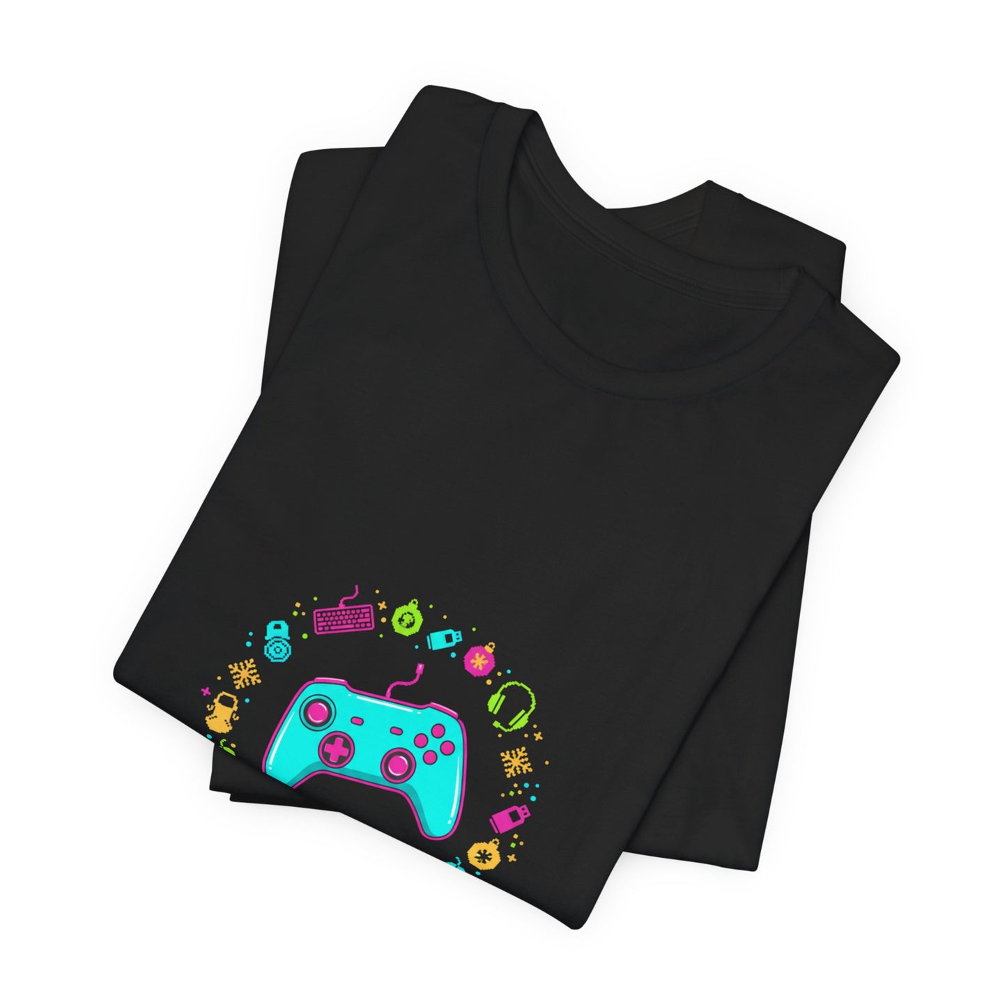 Level Up Your Holidays Tee | Gamer Shirt, Pixel Controller Design