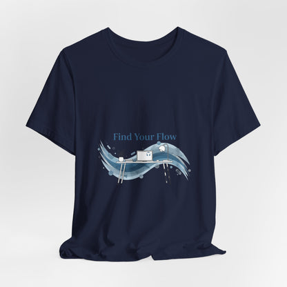 Find Your Flow Tee | flow state, productivity art, focus motivation