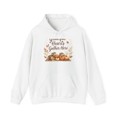 Grateful Hearts Gather Here Hoodie