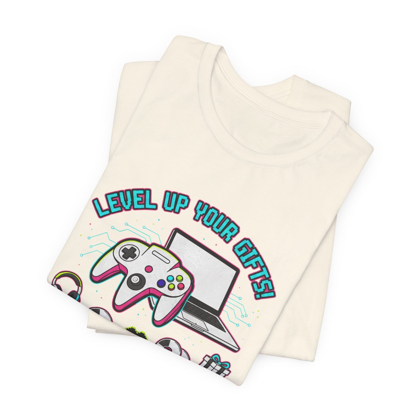 Level Up Your Gear Tee — Gamer T‑Shirt for Hobbyists & Passionate Players