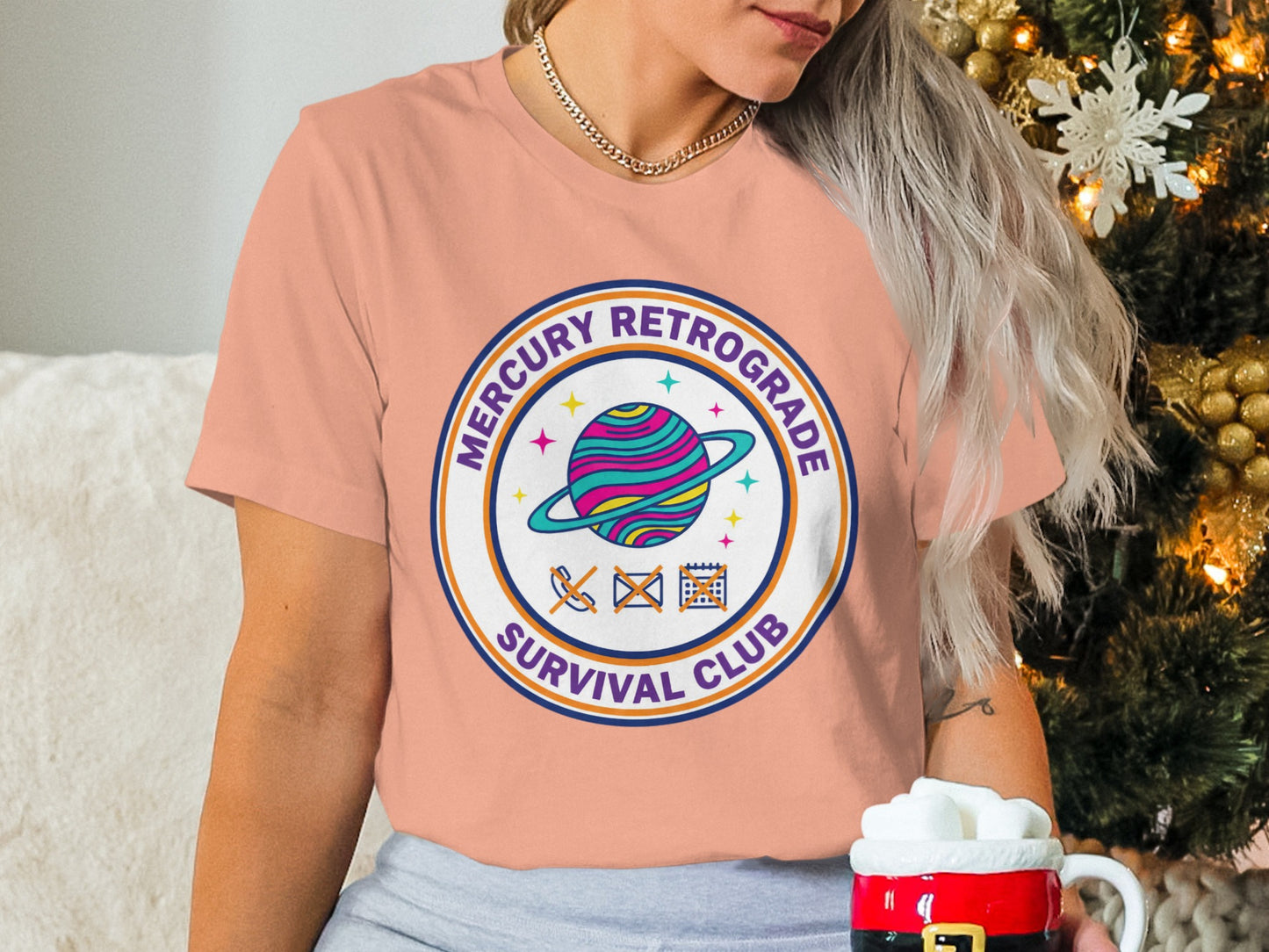 Mercury Retrograde Survival Club Graphic Tee