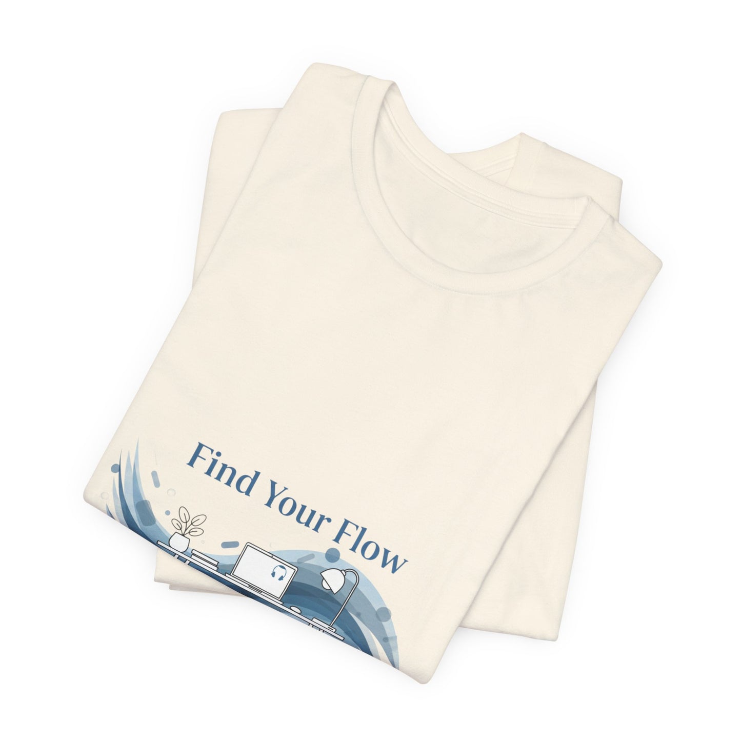 Find Your Flow Tee | flow state, productivity art, focus motivation