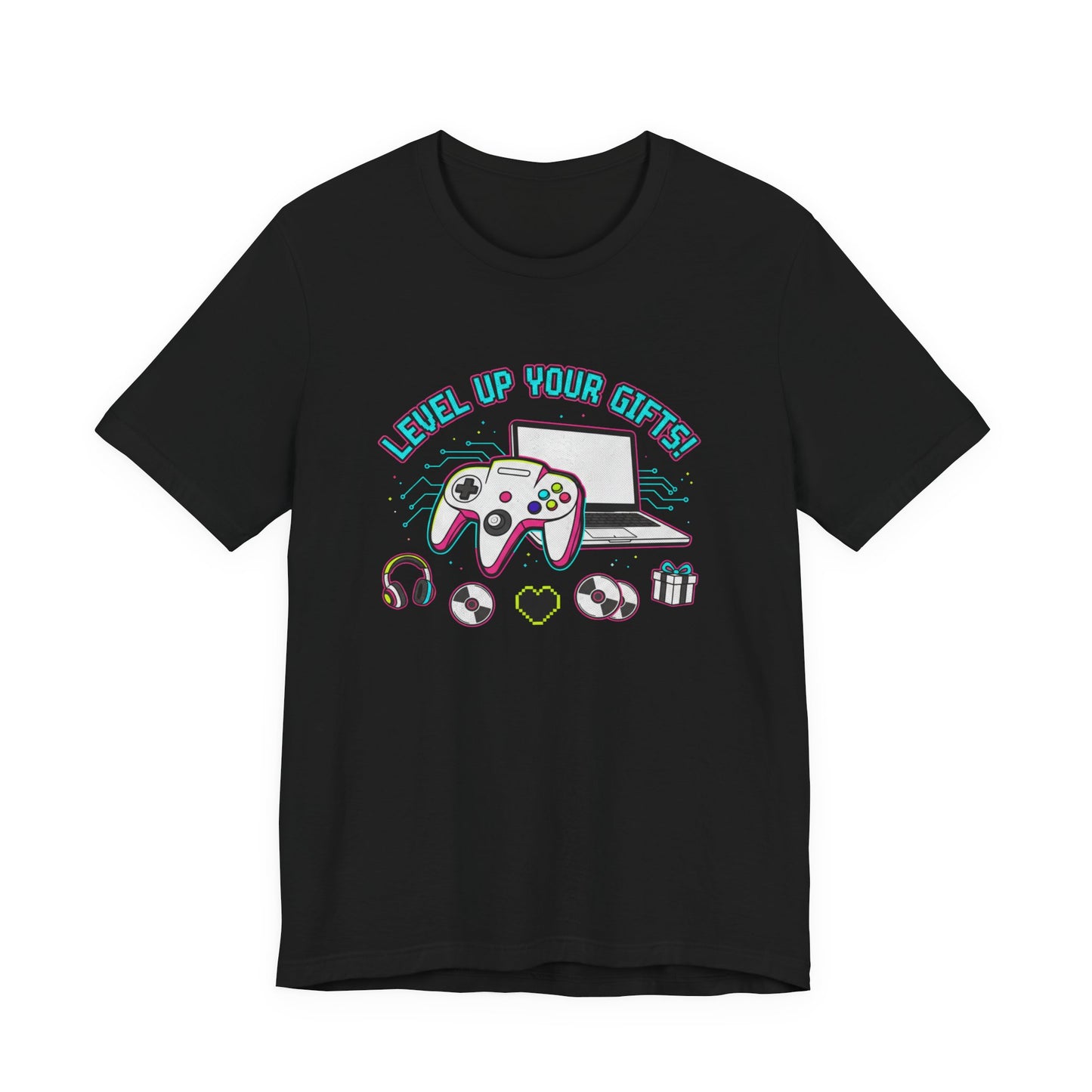 Level Up Your Gear Tee — Gamer T‑Shirt for Hobbyists & Passionate Players
