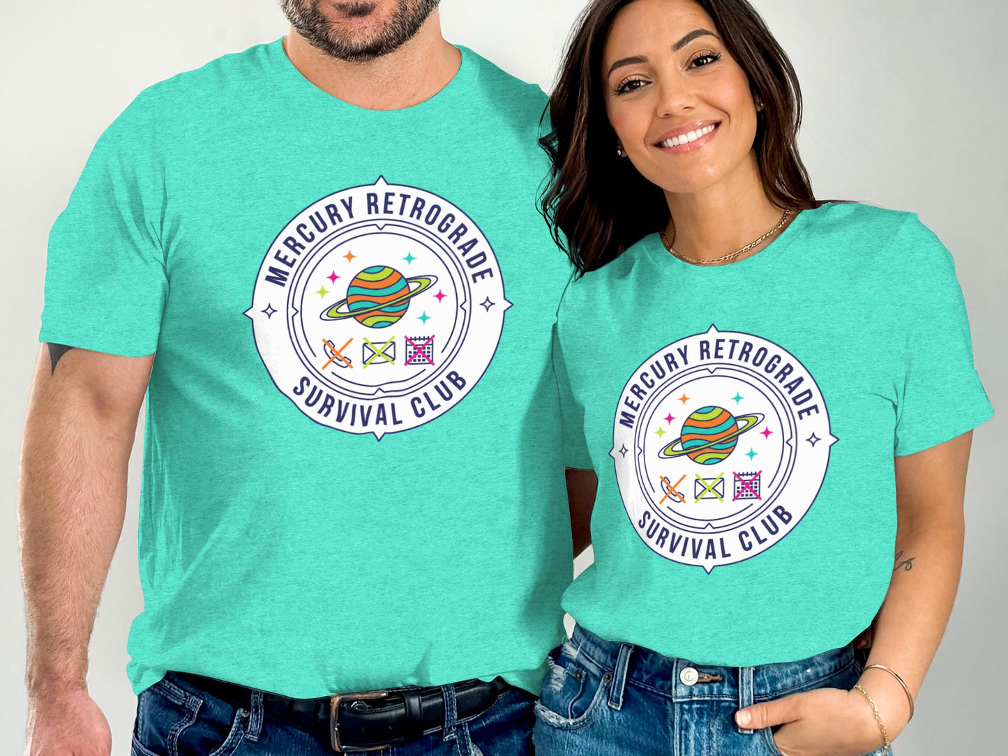 Mercury Retrograde Survival Club Graphic Tee