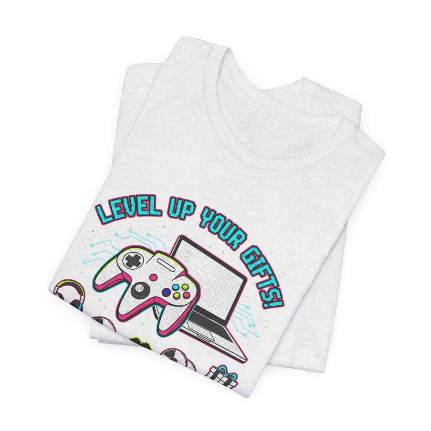 Level Up Your Gear Tee — Gamer T‑Shirt for Hobbyists & Passionate Players