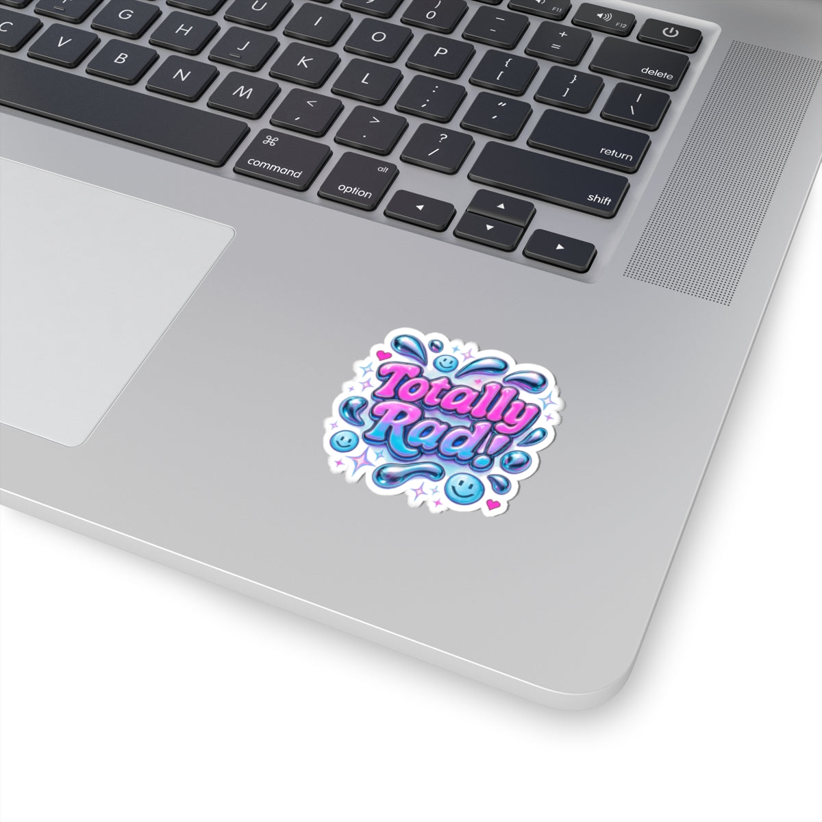 Totally Rad Kiss-Cut Stickers - Vibrant Retro Designs for Fun Personalization