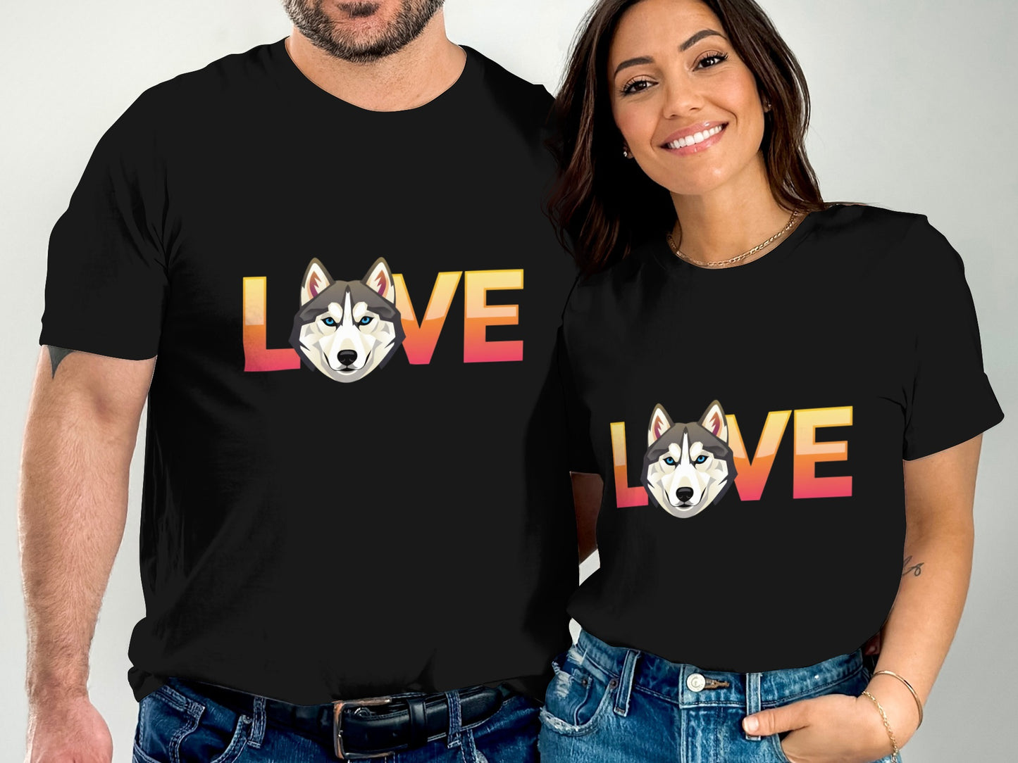 Love Husky Graphic Design T-shirt product
