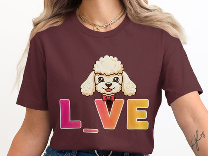Cute Love LVE Multicolored Print Graphic T-Shirt product