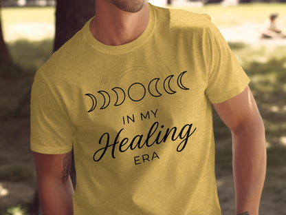 Phases of Moon In My Healing Era Print T-Shirt