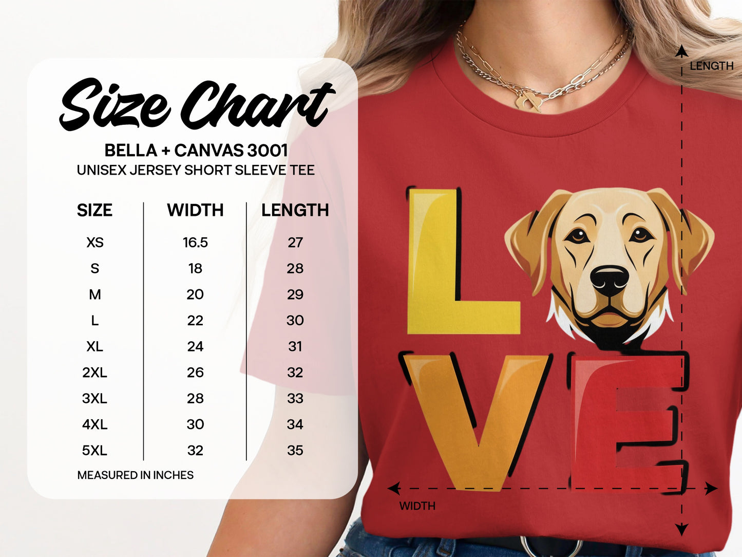 Golden Retriever Love Unisex Jersey Short Sleeve Tee product