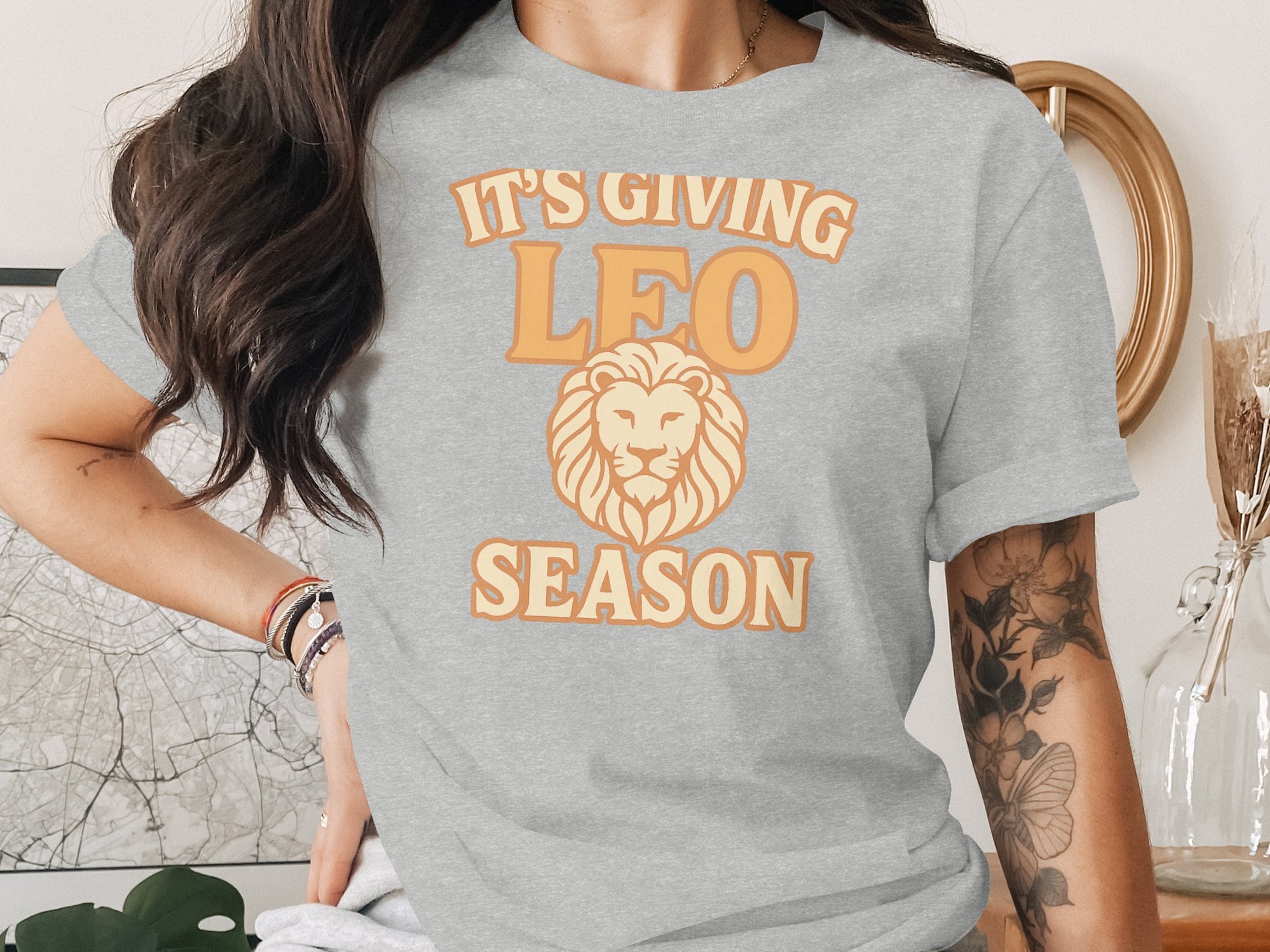 It's Giving Leo Season Graphic T-shirt product type