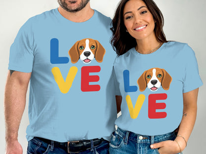 Cute Love Beagle Dog Graphic Tees Trendy Shirt product type