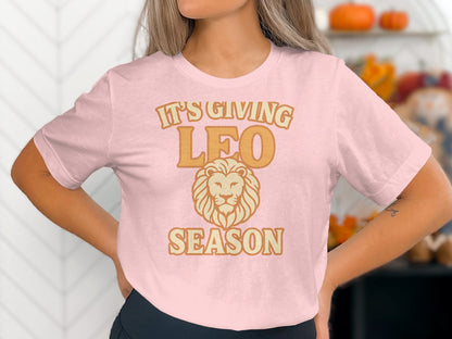 It's Giving Leo Season Graphic T-Shirt product type