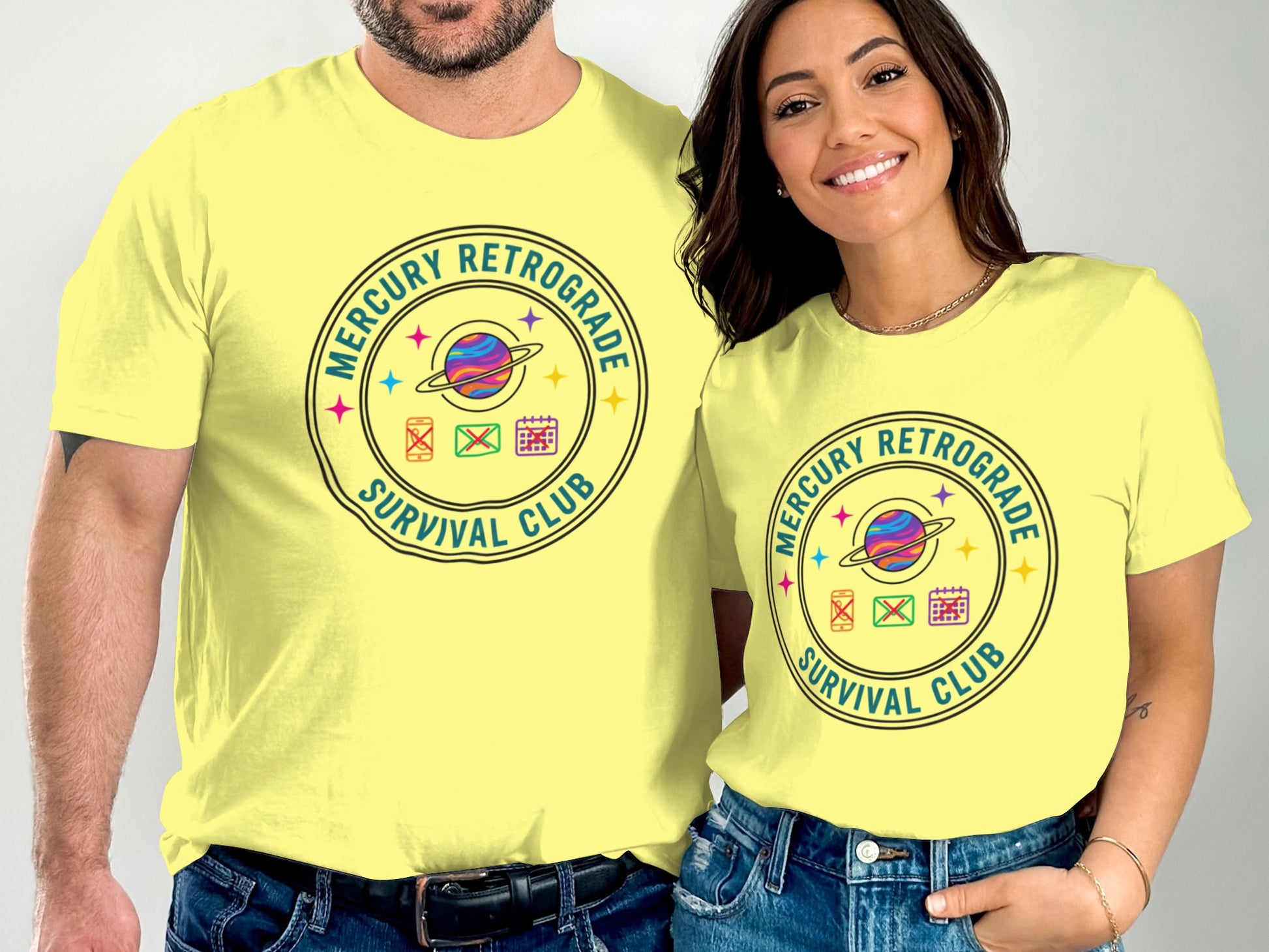 Mercury Retrograde Survival Club Graphic Tee