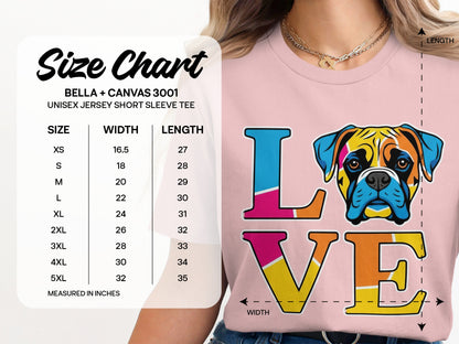 Colorful Love Graphic Unisex Short Sleeve Tee product
