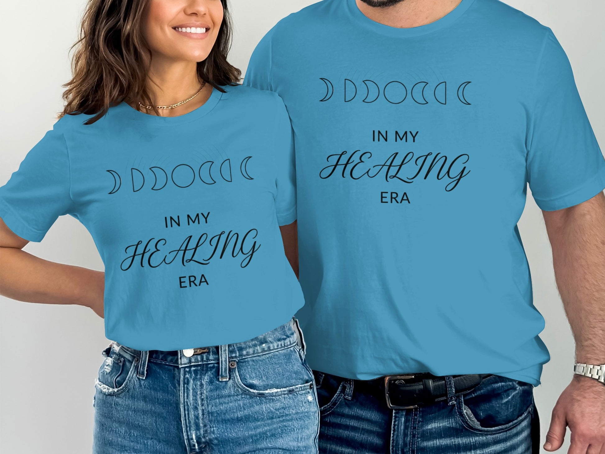 In My Healing Era Phases of the Moon Unisex T-shirt