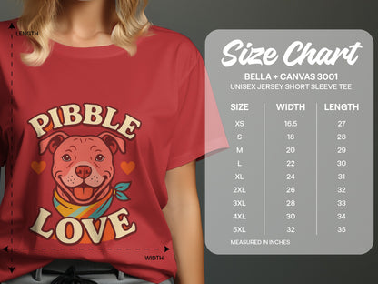 Pibble Love Unisex Jersey Short Sleeve Tee product