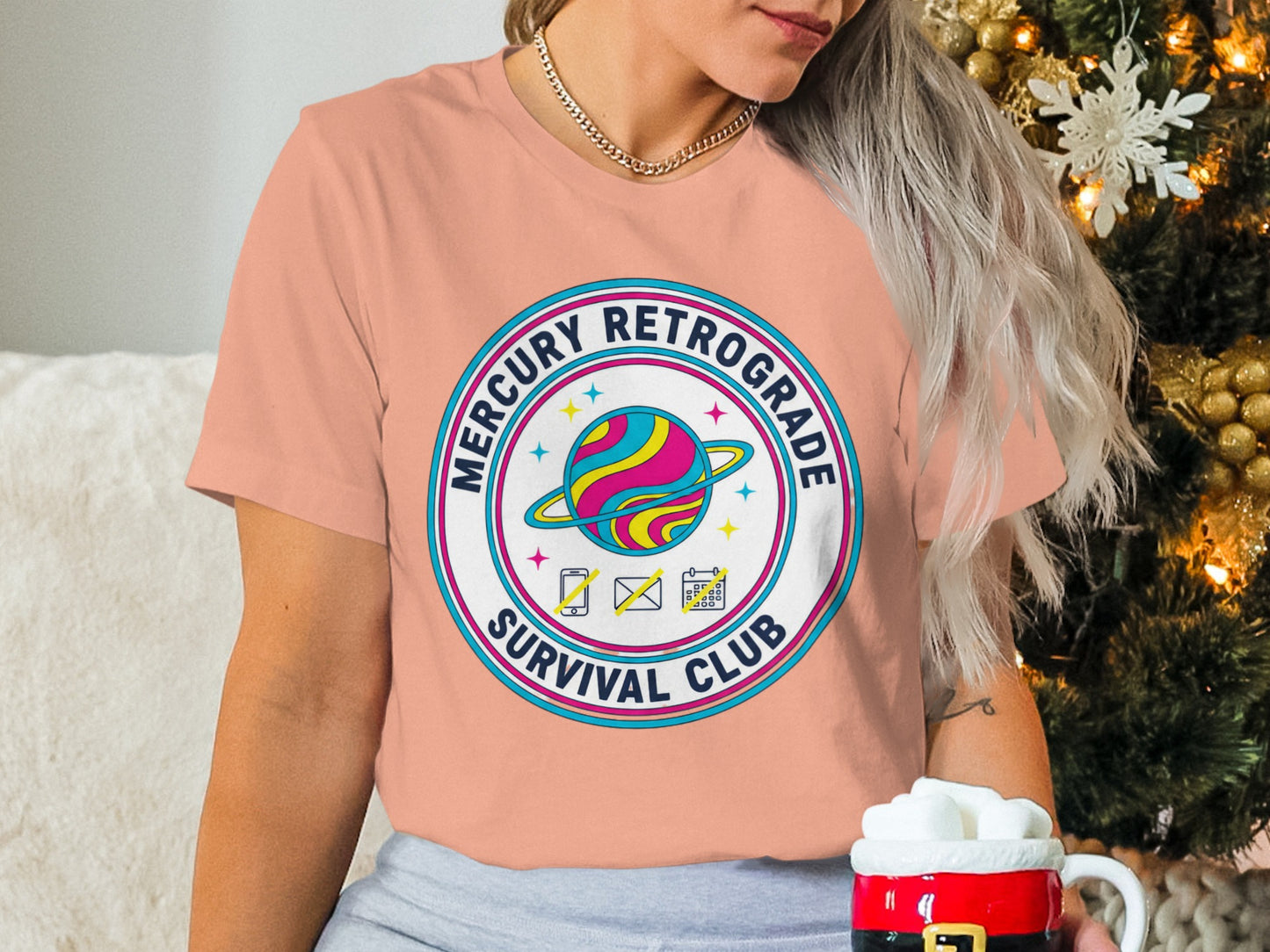 Mercury Retrograde Survival Club Graphic Shirt
