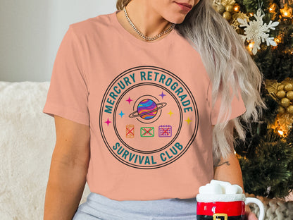 Mercury Retrograde Survival Club Graphic Tee