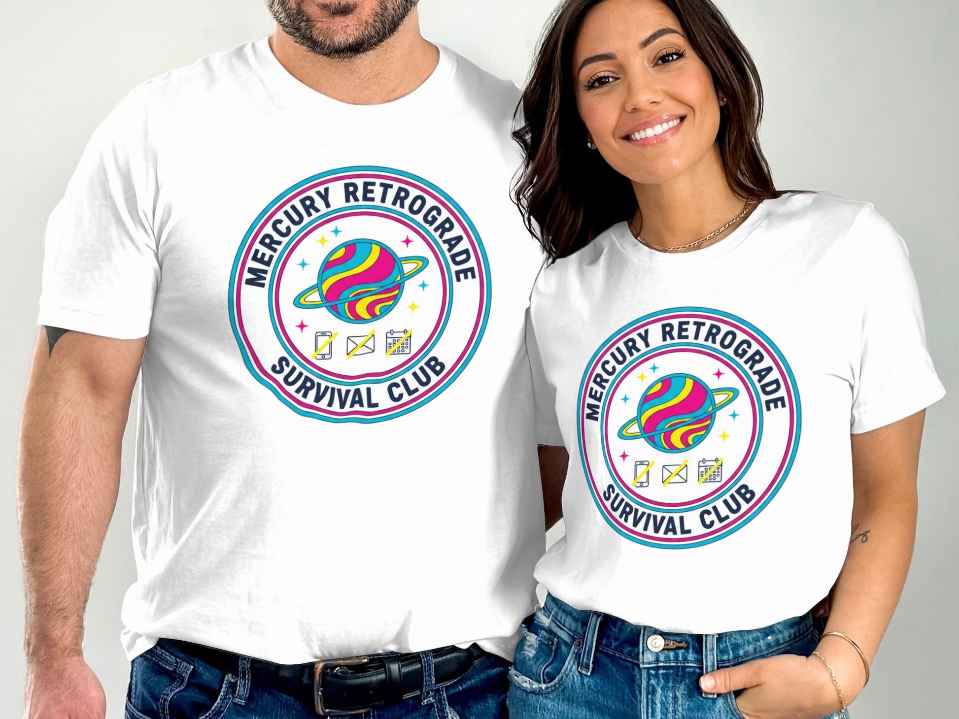 Mercury Retrograde Survival Club Graphic Tee