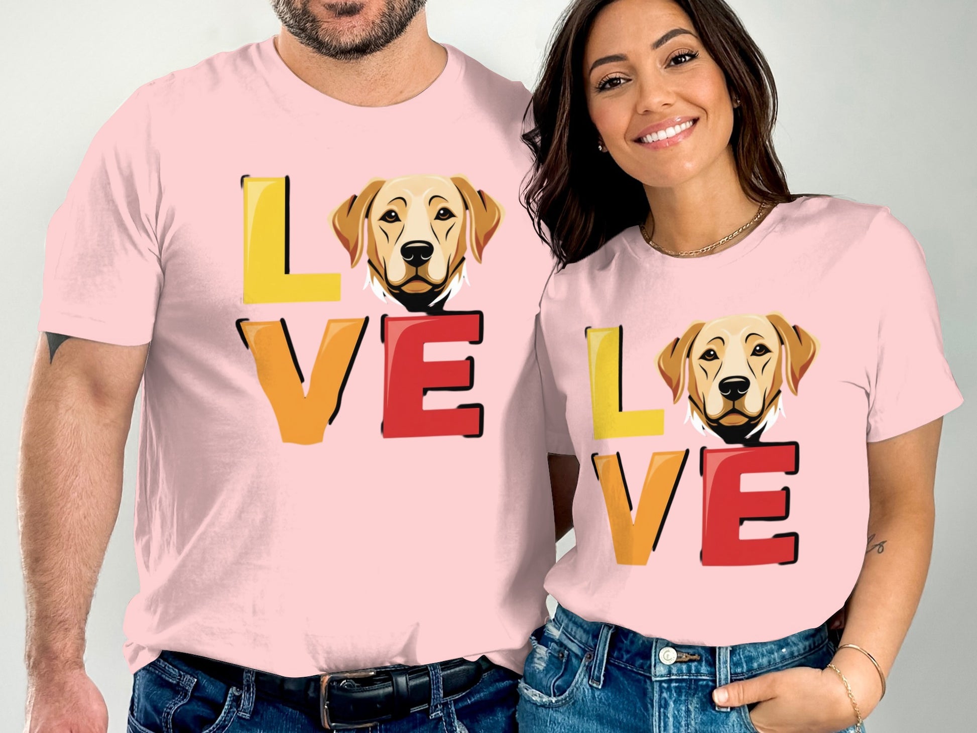 Love with Labrador Design Graphic T-Shirt product