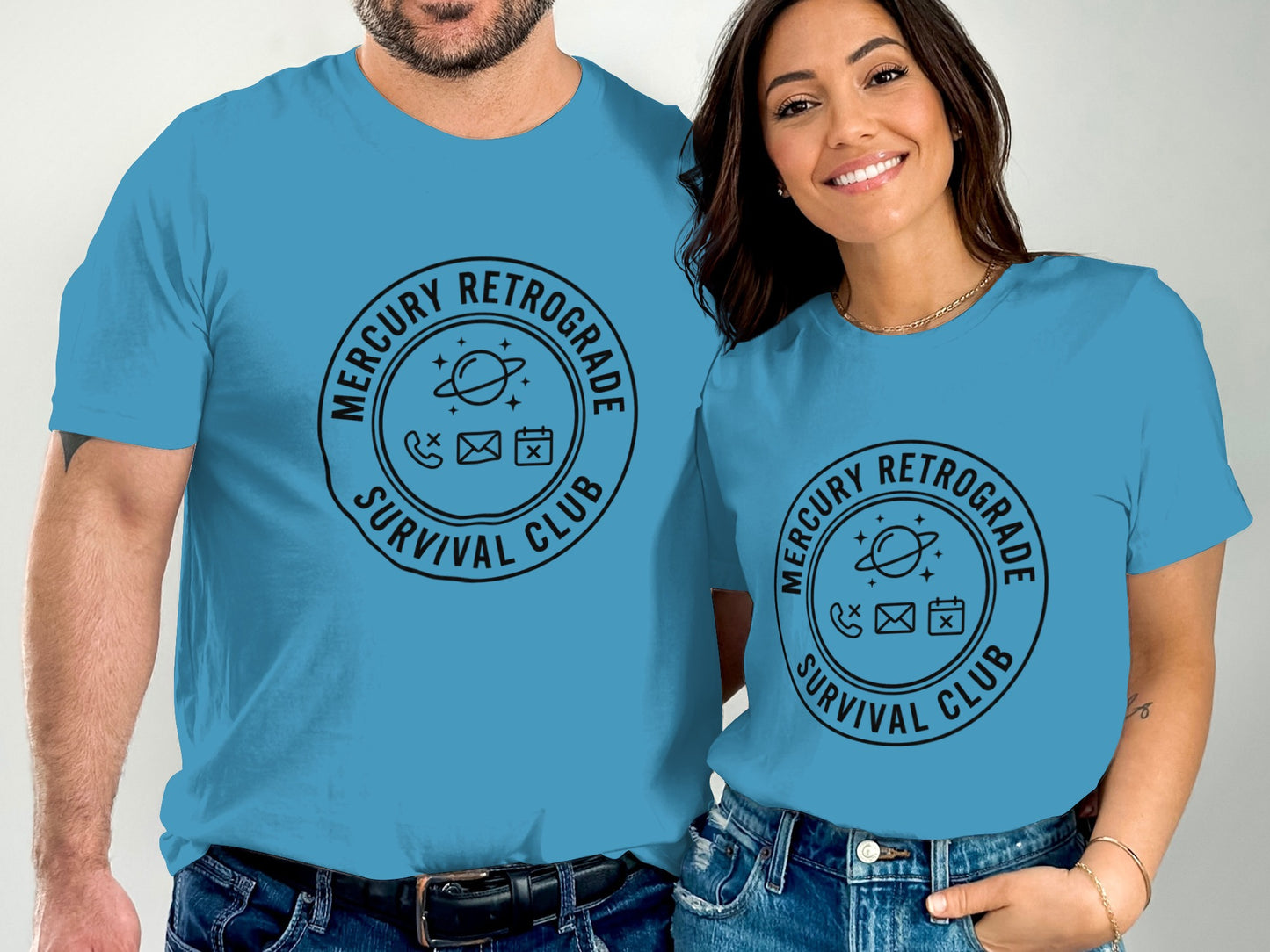 Mercury Retrograde Survival Club graphic tee