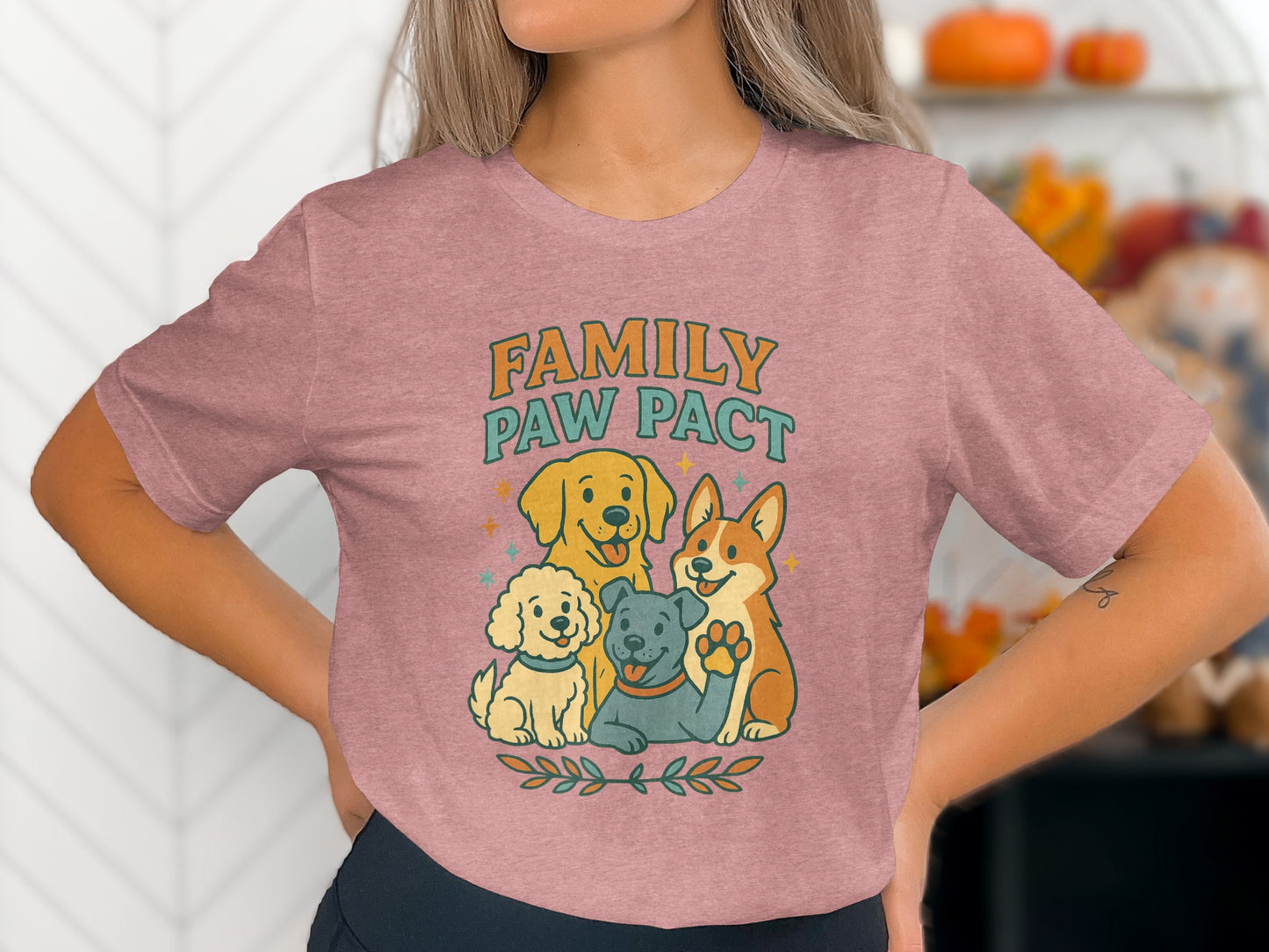 Family Paw Pact Adorable Cute Dog T-Shirt product