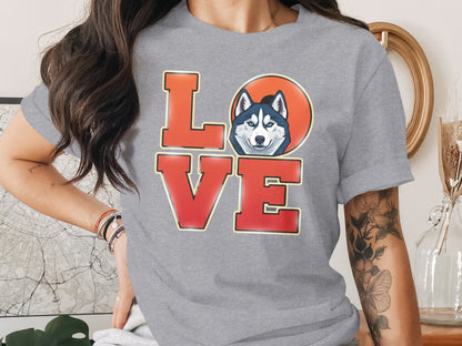 Love Husky Graphic Print Loose Fit Casual Shirt product