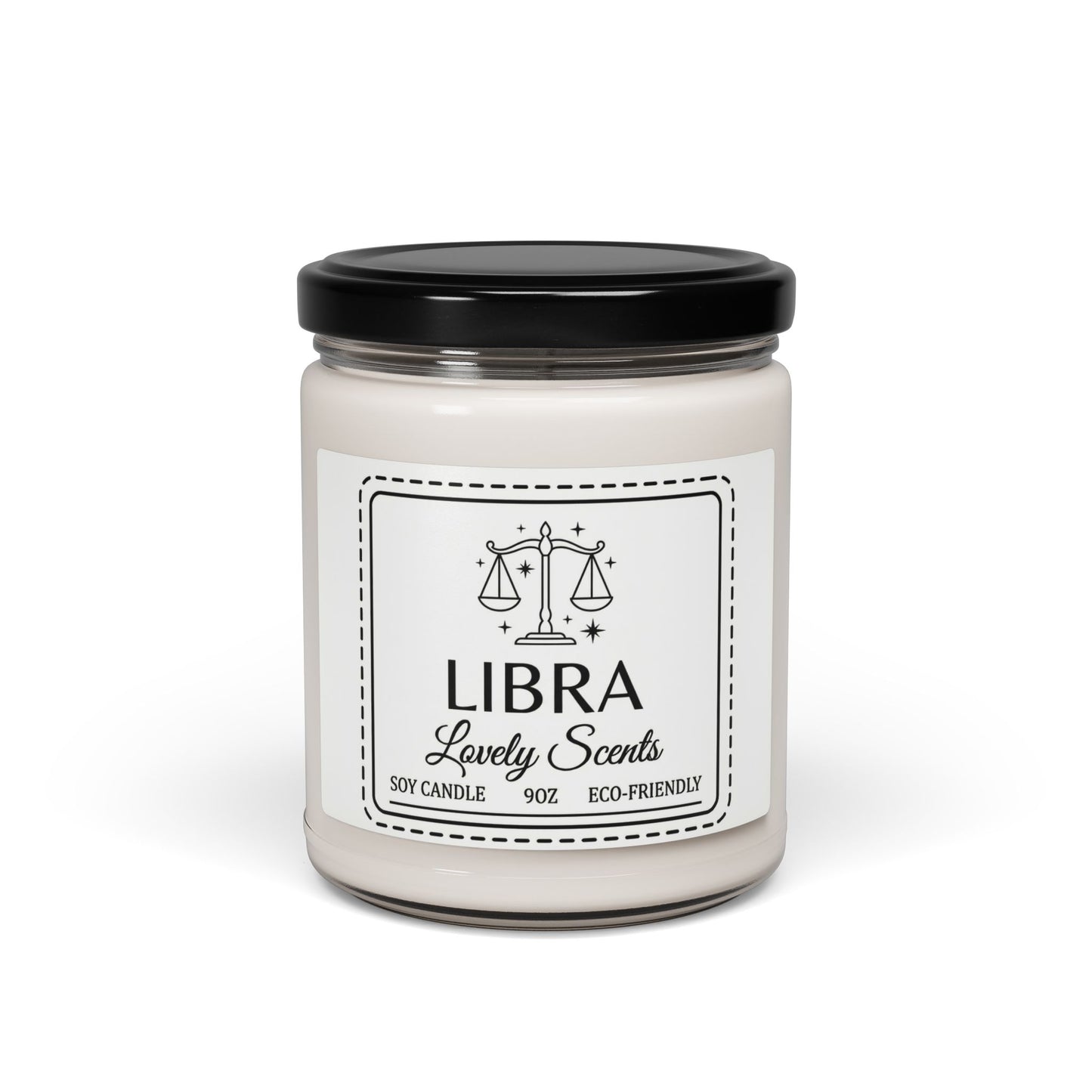 Libra Scented Soy Candle 9oz — Zodiac Balance & Calm Aromatherapy Jar