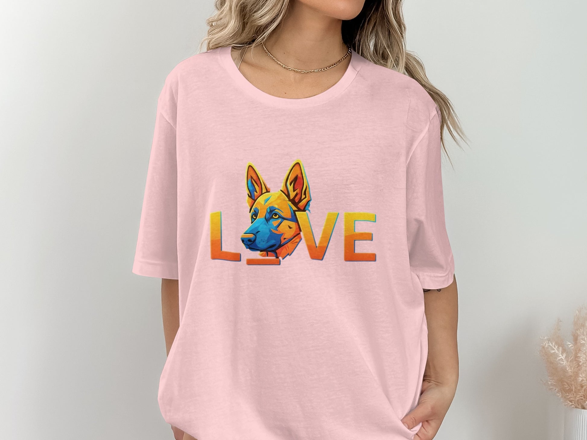 Love Colorful Dog Graphic Women's T-Shirt product
