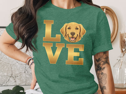 Cute Dog Love Graphic Tee Shirt product type