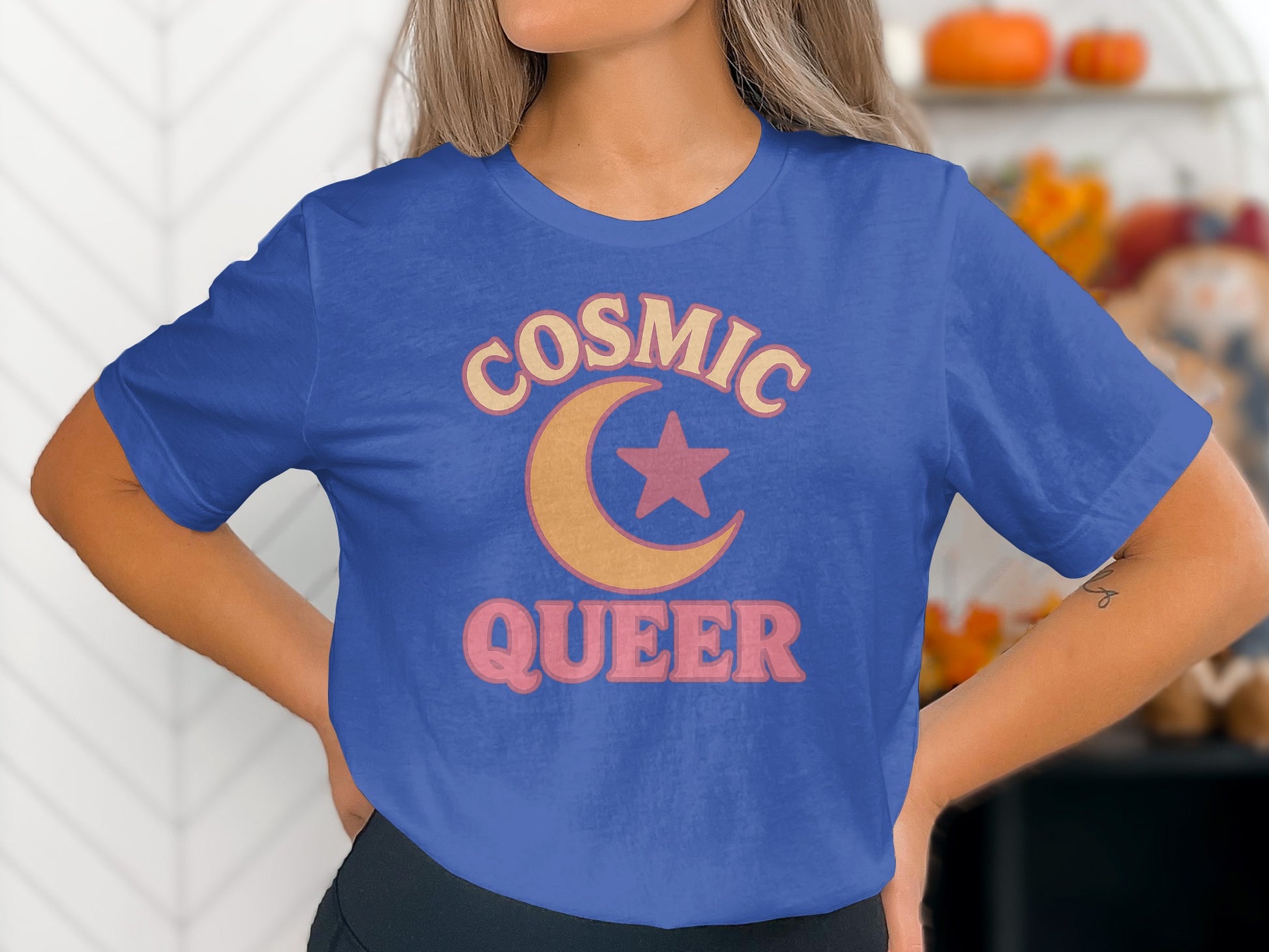Cosmic Queer Graphic T-shirt Apparel Product