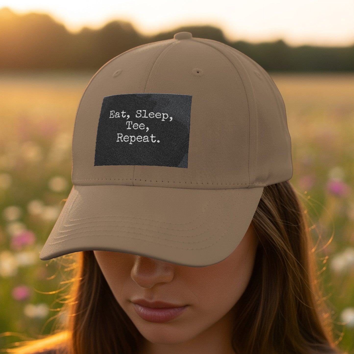 Eat Sleep Tee Repeat Hat for Everyday Style