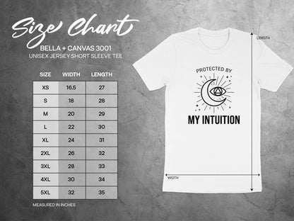 Protected By My Intuition Unisex Jersey Short Sleeve Tee