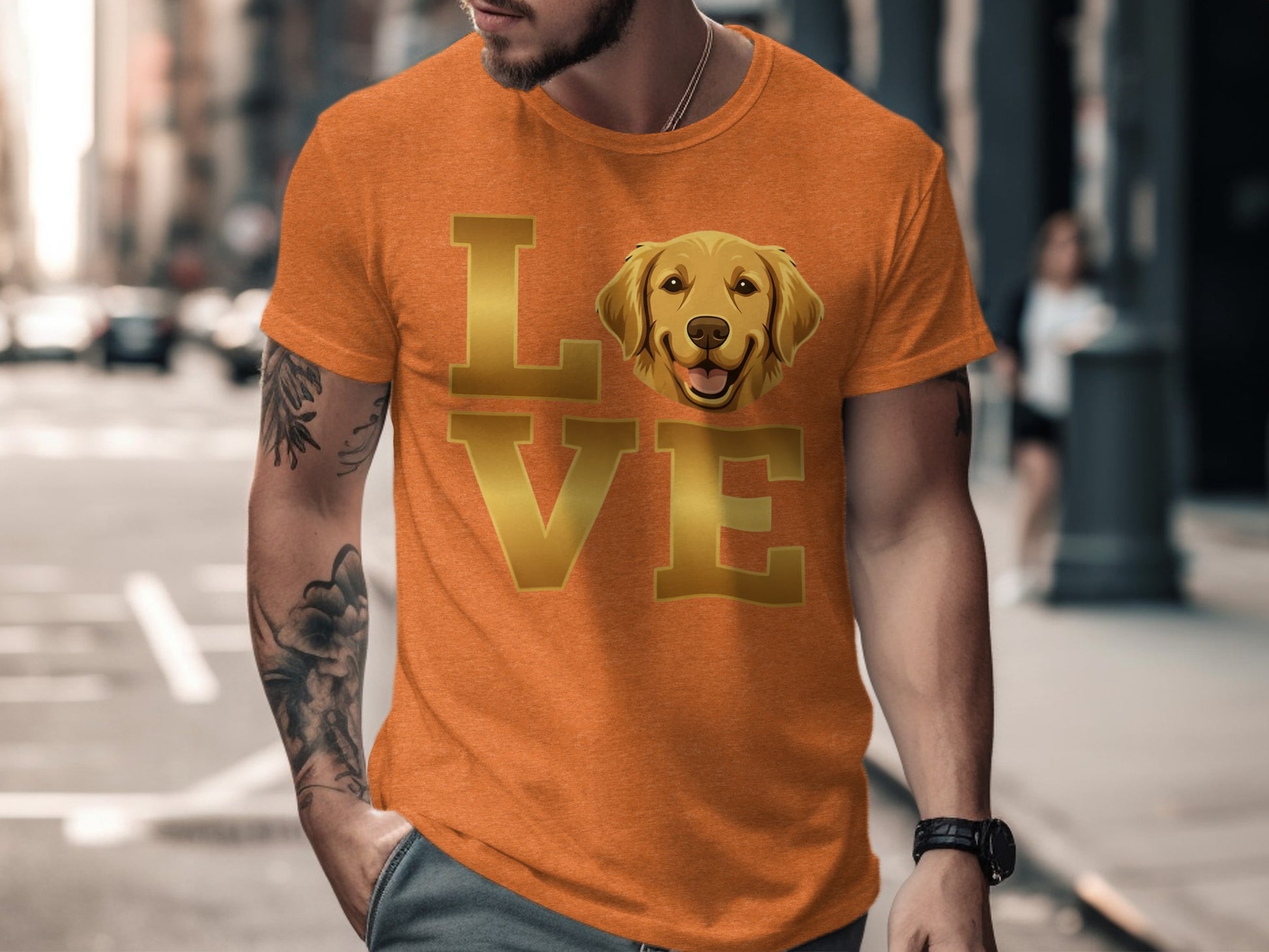Golden Retriever Love Graphic Tee product