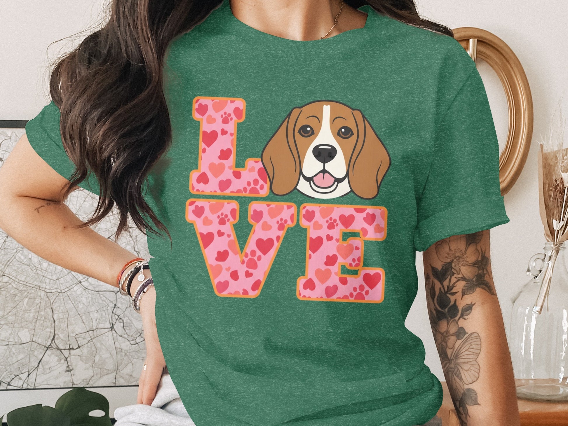 Love Graphic Teal T-Shirt product type
