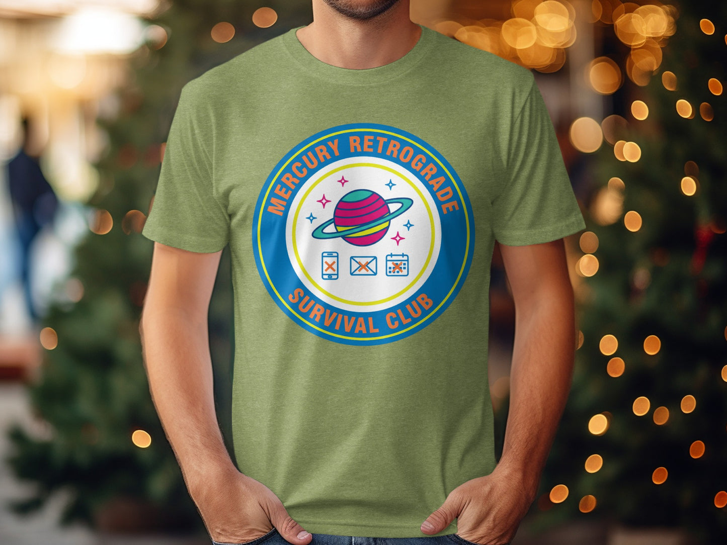 Mercury Retrograde Survival Club Graphic Tee